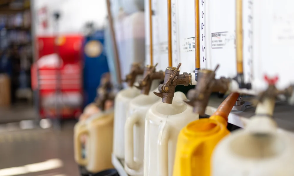 Oil changes and fluid services