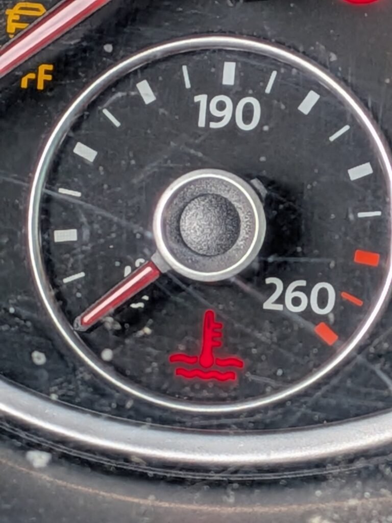 coolant dashboard light