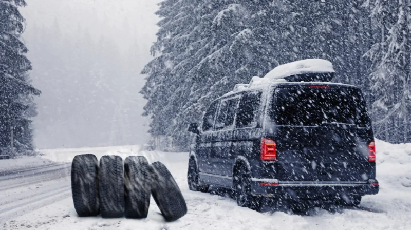 Subaru AWD traction snow road